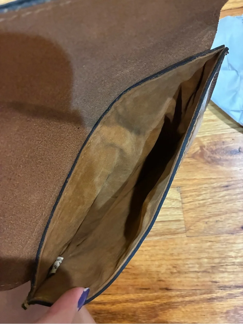 NWT Patricia Nash Brown Leather iPad mini case
